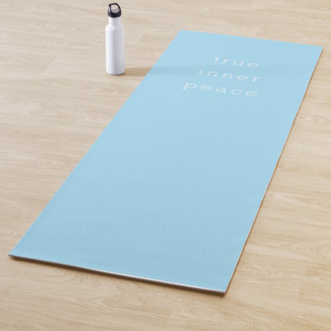 True Inner Peace Minimalistic Yoga Mat (In situ)