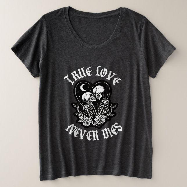 True Love Never Dies Skeleton Couple (Anverso del diseño)