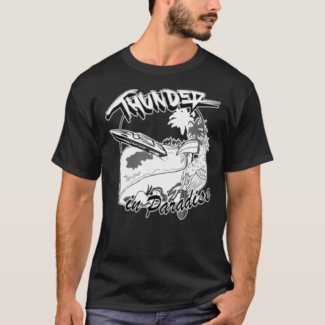 Trueno en paraíso camiseta esencial (Anverso)
