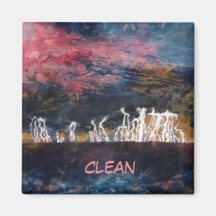 "Trueno silencioso #2" Resumen Imán de lavavajilla