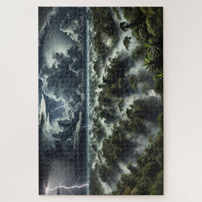 "Trueno sobre el cañón" - Rompecabezas (Vertical)