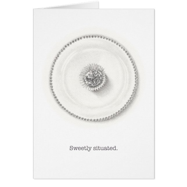 Trufas en un ilustracion de lápiz de placa (Frente)