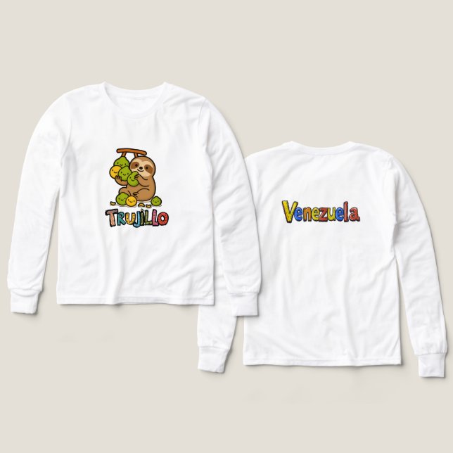 Trujillo Venezuela | Diseño divertido Venezolano (Diseño frontal y trasero)