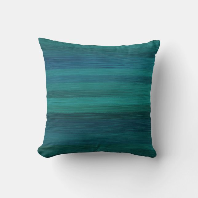 Trullo, azul, almohada decorativa brillante y de (Anverso)