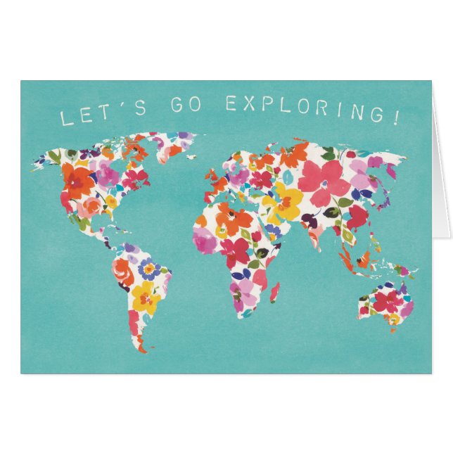 Trullo floral brillante del mundo (Anverso (Horizontal))