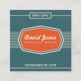 Trullo retro de la tarjeta de visita de la forma