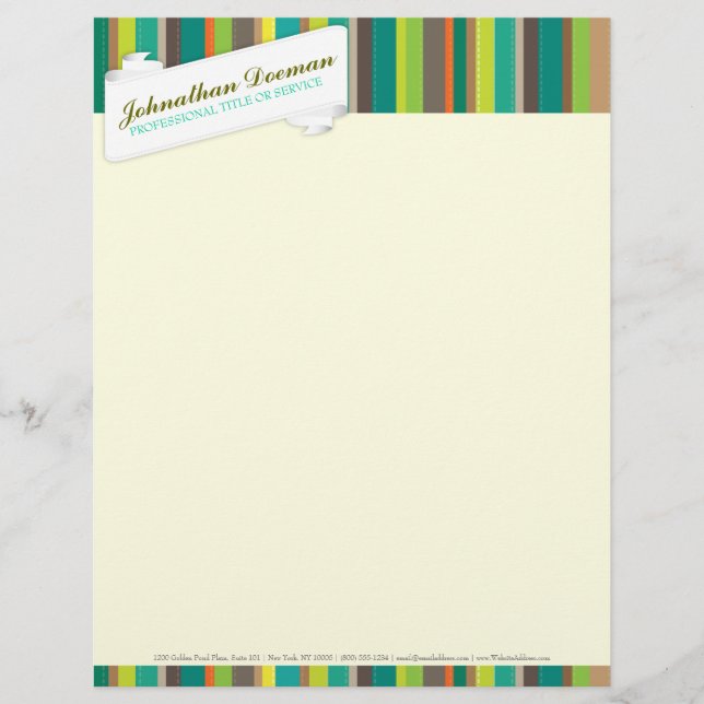 Trullo retro de las rayas apuestas - papel con (Anverso)