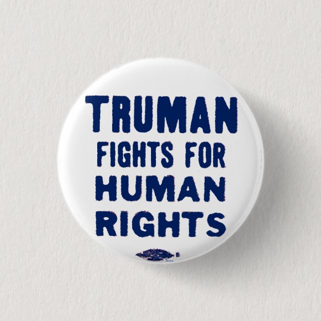 Truman para los derechos humanos - botón (Anverso)