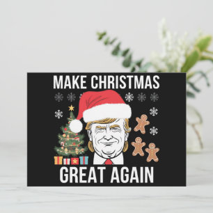 Trump 2024 Haz Navidad Grande Otra Vez Elección