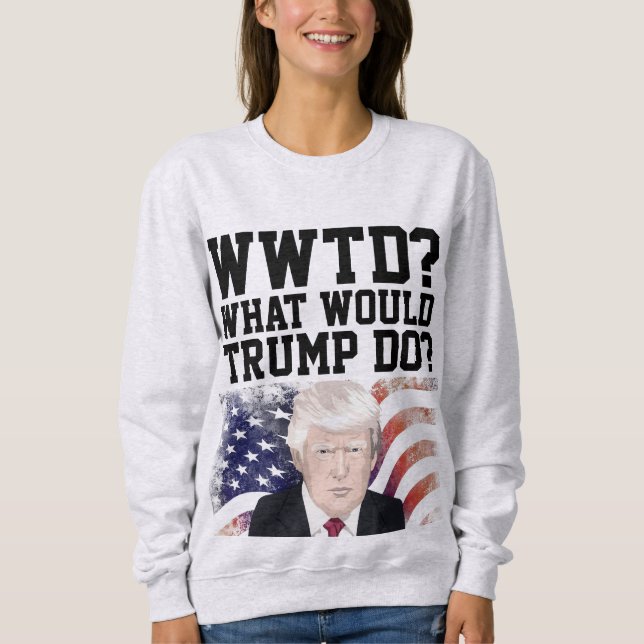 TRUMP 2024 ¿QUÉ HARÍA TRUMP? CAMISETAS (Anverso)
