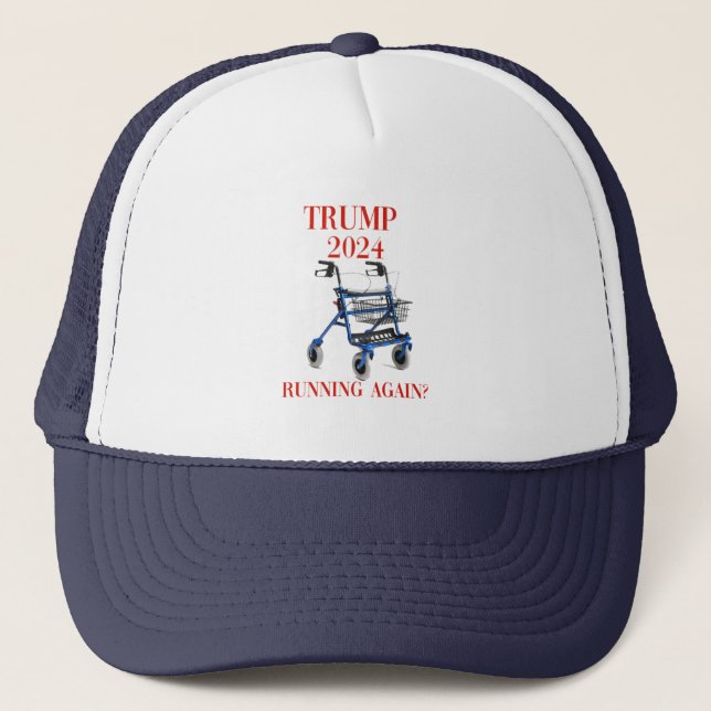 ¿Trump 2024 vuelve a correr? Gorra de béisbol (Anverso)