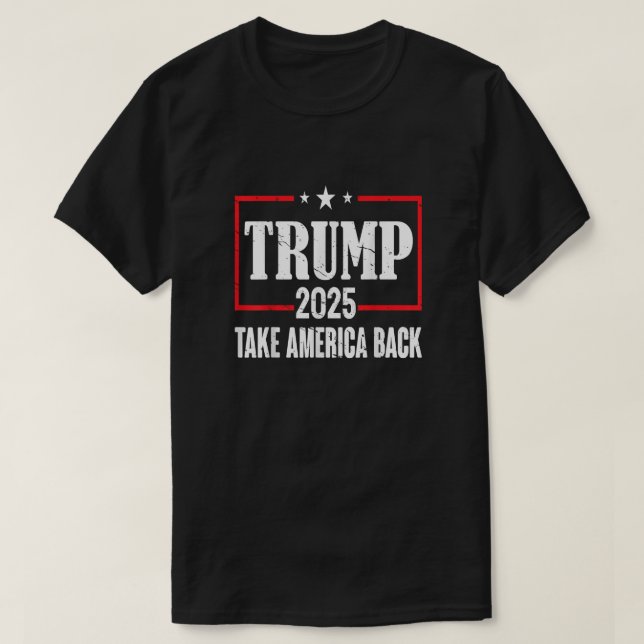 Trump 2025 devuelve a Estados Unidos la camiseta p (Diseño del anverso)