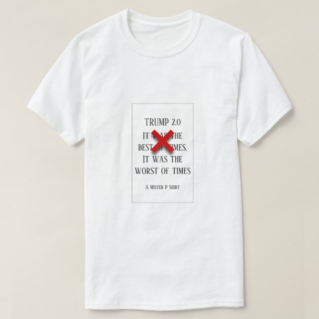 Trump 2.0 - Una camiseta del señor P (Diseño del anverso)
