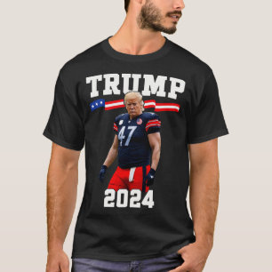 Trump 47 Football Jersey 2024 Bandera estadouniden