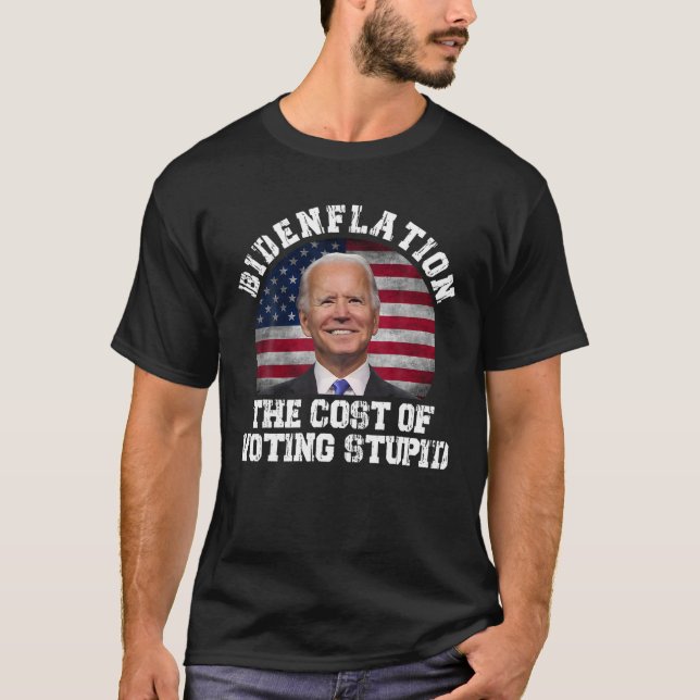 Trump apoya la camiseta de la bandera estadouniden (Anverso)