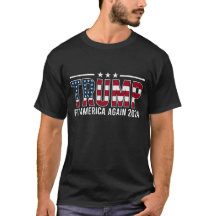 Trump arregla nuevamente la camiseta electoral de