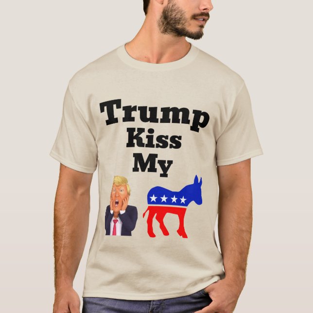 Trump besa mi camiseta (Anverso)