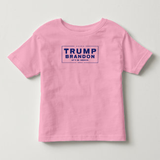 Trump Brandon 2024™ bebe camiseta rosada