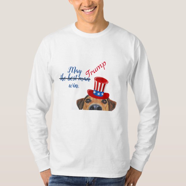 Trump, camiseta de los hombres electorales (Anverso)