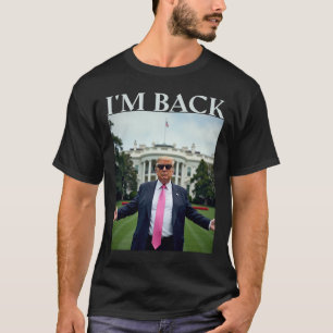 Trump Camisetas para hombres 2025 ganó Trump al pr