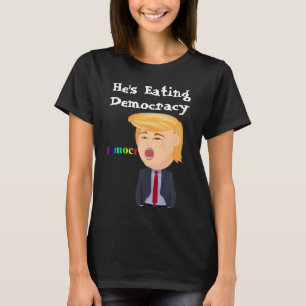 Trump come camiseta de la democracia