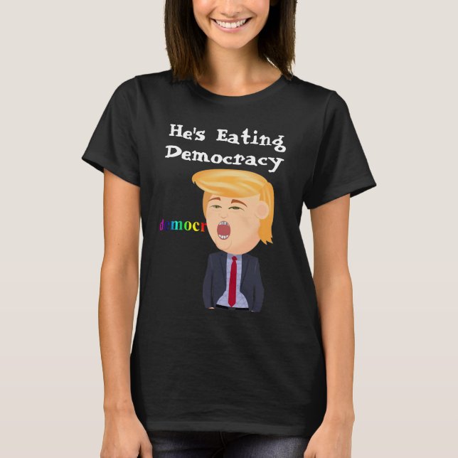 Trump come camiseta de la democracia (Anverso)