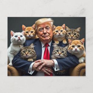 TRUMP CON POSTAL CATS 2024