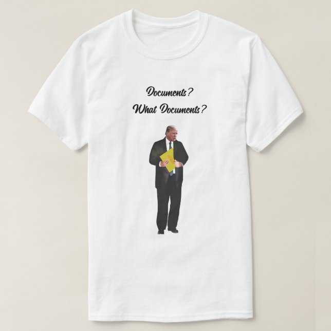 Trump documenta camiseta (Diseño del anverso)
