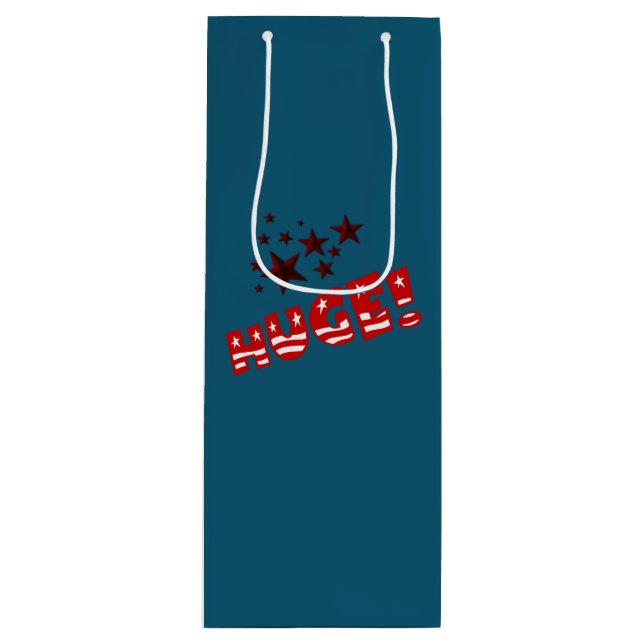 Trump ENORME celebración Fiesta Bolsa de vino (Anverso)