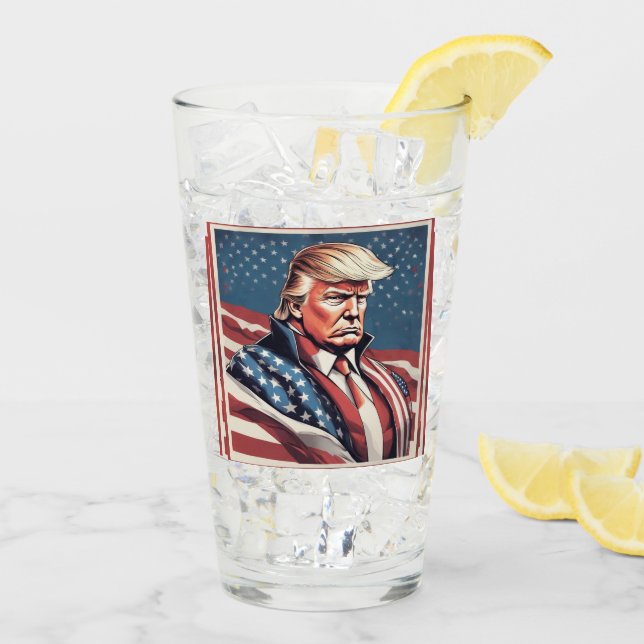 Trump Epic American Flag Drinkware (Reverso (hielo))