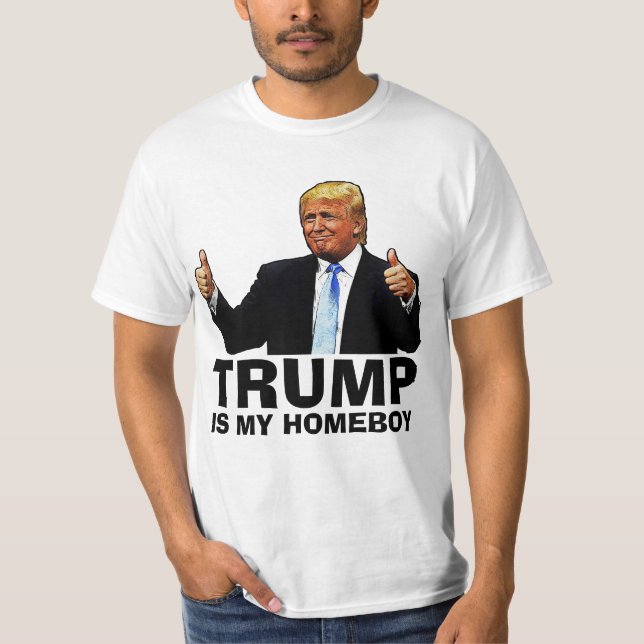 TRUMP ES MI HOMEBOY Camisetas 2024 (Anverso)