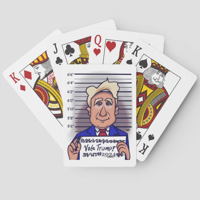 Trump Felonies jugando cartas (Reverso)