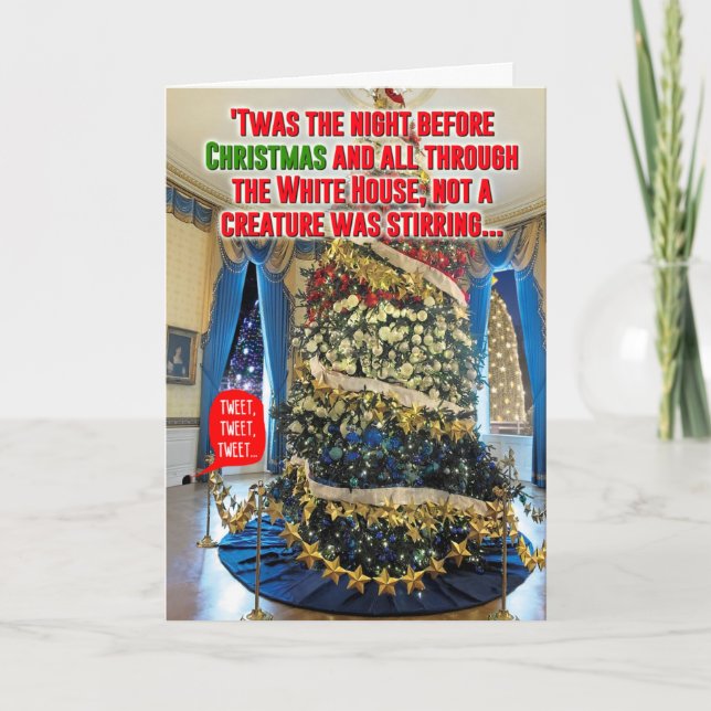 Trump fue la tarjeta de Chiste de los Navidades no (Anverso)