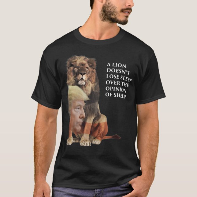 Trump, la camiseta de los leones (Anverso)
