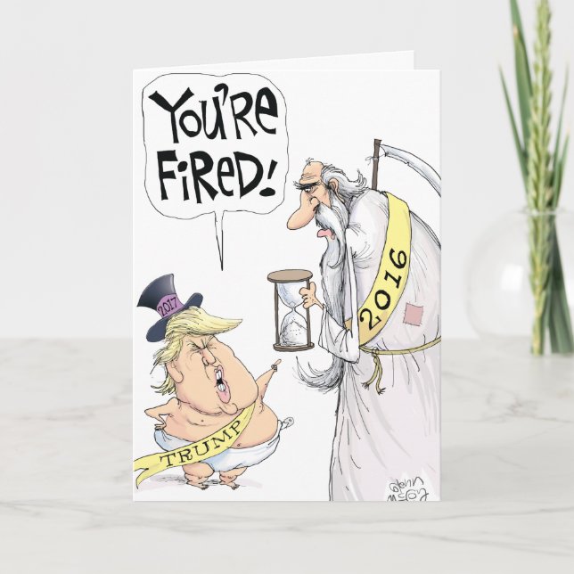 Trump lanza tarjeta de papel de año nuevo para Chi (Anverso)