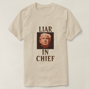 Trump LIAR EN Camiseta JEFE