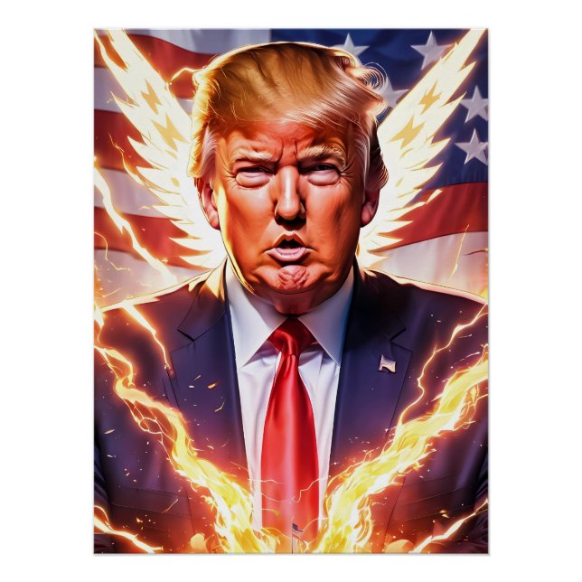 Trump MAGA 2024 Salve a Estados Unidos un Poster b (Anverso)