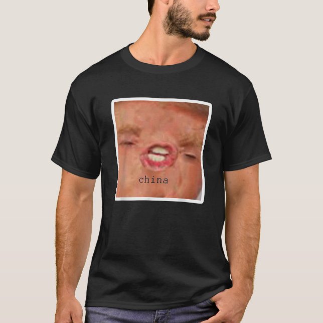 Trump Meme de la camiseta de los Camisas de China (Anverso)