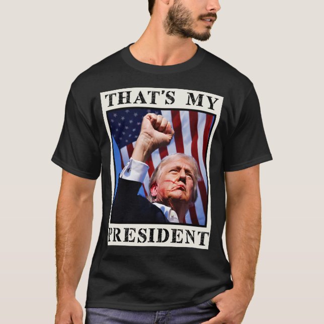Trump, mi presidente Trump, asesinato en camiseta (Anverso)