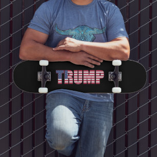 TRUMP PATRIOTIC SKATEBOARDS SKATEBOARD DECADURA