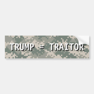 TRUMP = Pegatina de bulto del TRAIDOR