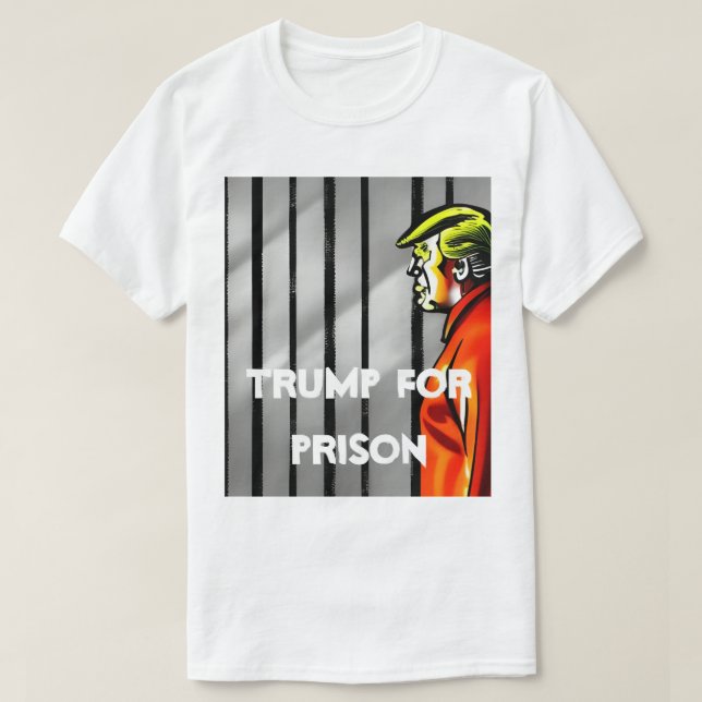 Trump Por Camiseta De Prisión (Diseño del anverso)