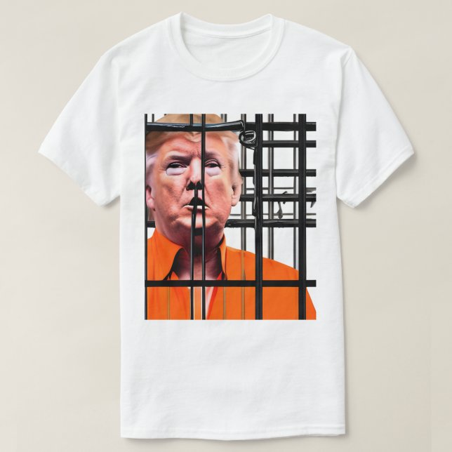 Trump Por Camiseta De Prisión (Diseño del anverso)