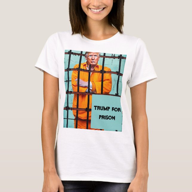 Trump Por Camiseta De Prisión (Anverso)