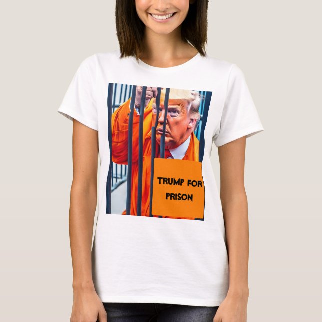 Trump Por Camiseta De Prisión (Anverso)