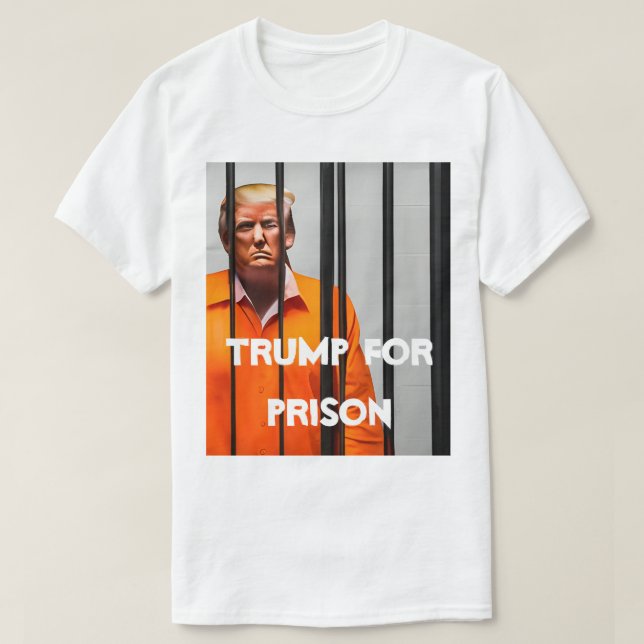Trump Por Camiseta De Prisión (Diseño del anverso)