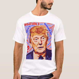 Trump ¿Quién soy en realidad la camiseta básica de