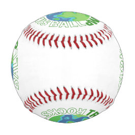 Trump roza esta pelota de béisbol