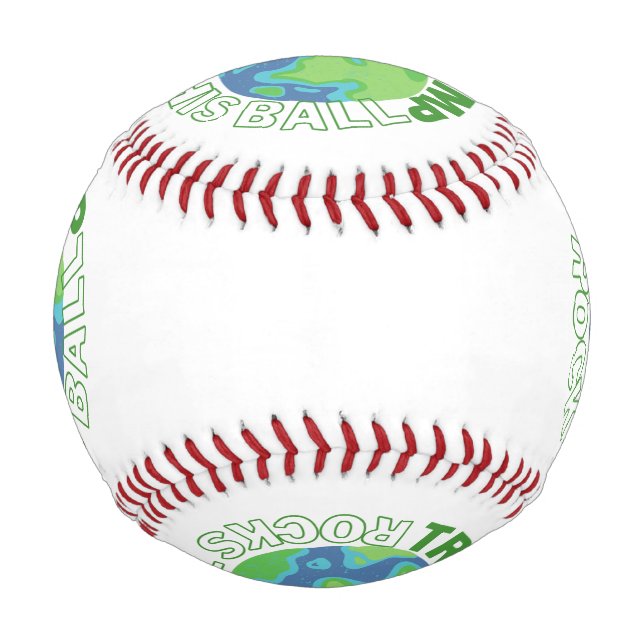 Trump roza esta pelota de béisbol (Reverso)