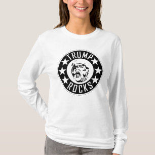 Trump sacude camiseta de manga larga para mujeres